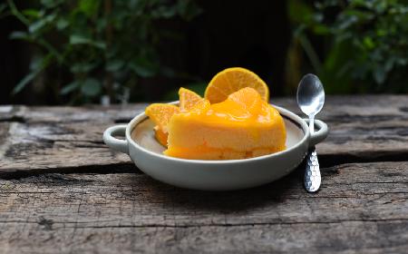 Ciasto pomarańczowe - pyszny placek bez pieczenia